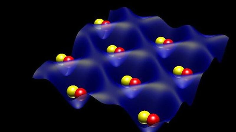 Thousands of pairs of rubidium atoms (pictured) participate in a ‘quantum square dance’ that may be useful in quantum computers