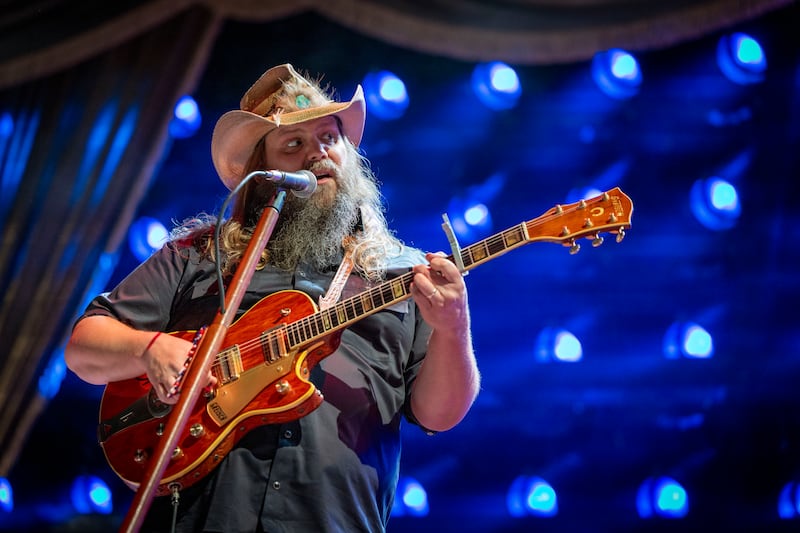 Chris Stapleton performing at the 3Arena. Photograph: Tom Honan