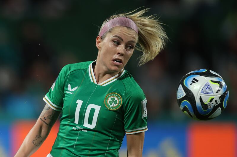 Denise O'Sullivan's efforts were not rewarded with a goal at the World Cup. Photograph: Alex Grimm/FIFA via Getty Images