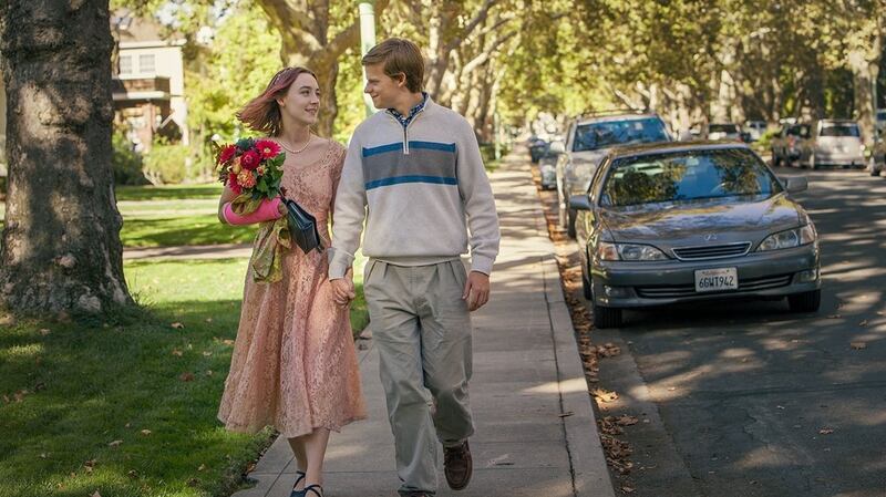 Saoirse Ronan and Timothée Chalamet in Lady Bird  Saoirse Ronan and Timothée Chalamet in Lady Bird