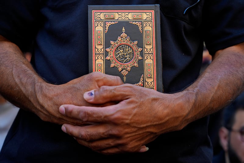 Rallies were held in Muslim-majority countries after Friday prayers. Photograph: Bilal Hussein/AP 