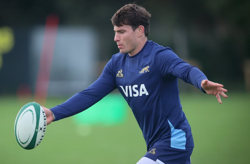 Gonzalo Bertranou: 'My head is 100 per cent in Argentina, playing for my country and being the best ‘9′ that I can be for the team.' Photograph: Tom Maher/Inpho 