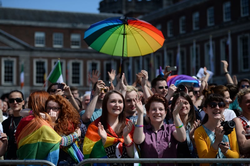 In the 2015 marriage equality referendum, the Yes campaign made a tactical decision to foreground human stories rather than abstract debating points. Is there a lesson here for the trans rights movement? Photograph: Dara Mac Dónaill