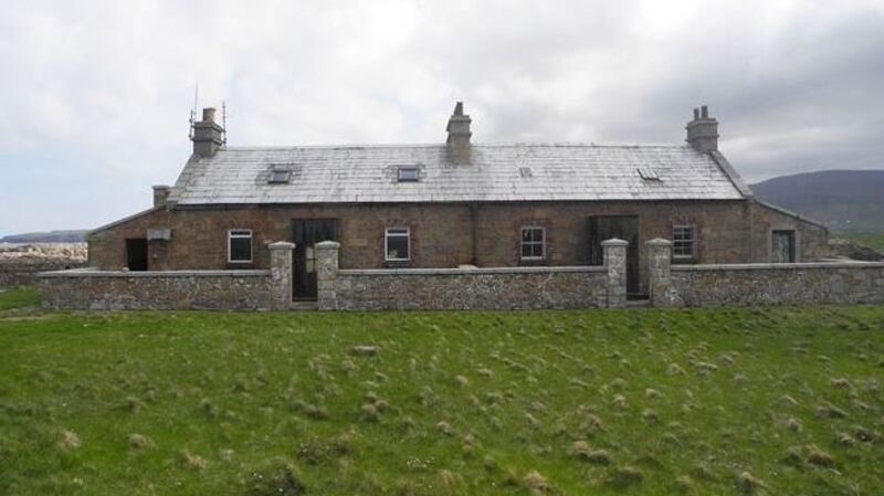 The two   cottages which were once  for  lighthouse keepers. Photograph: DNG Dorrian/MyHome.ie