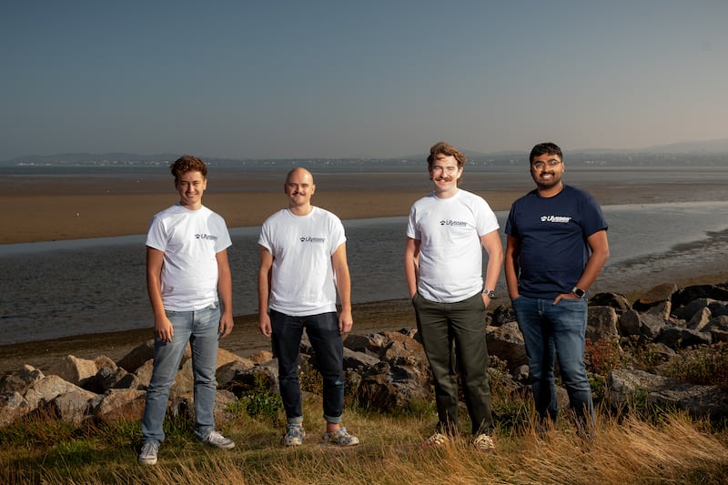 Ulysses Ecosystem Engineering cofounders Colm O’Brien, Jamie Wedderburn, Will O'Brien and Akhil Voorakkara. Photograph: Dylan Cannyghin