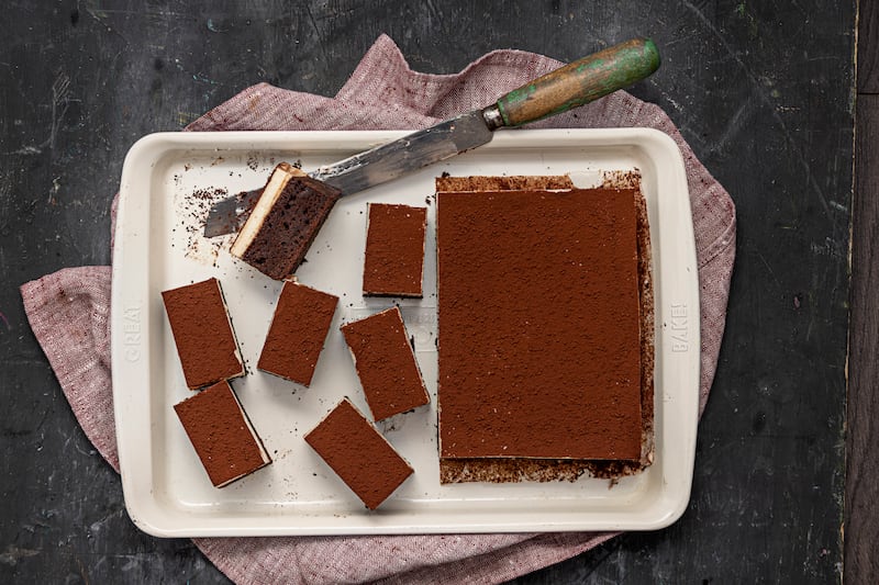 Tiramisu brownies. Photograph: Harry Weir