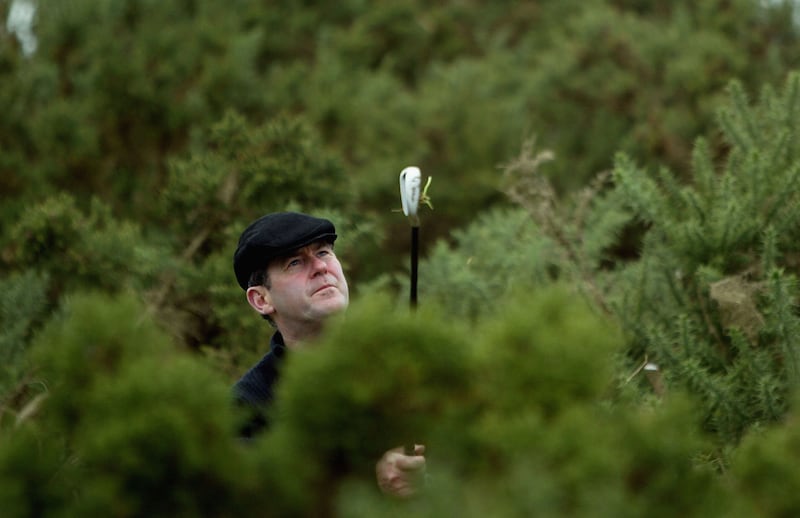 JP McManus golfing at Carnoustie Golf Club on in Carnoustie, Scotland. AP McCoy, who was McManus' retained jockey for many years said: 'If you are playing golf against him and you have a bet for a pound, then he wants that pound off you. He’ll have his hand out on the 18th green, waiting for the pound, with a smile on his face.' Photograph: Warren Little/Getty Images