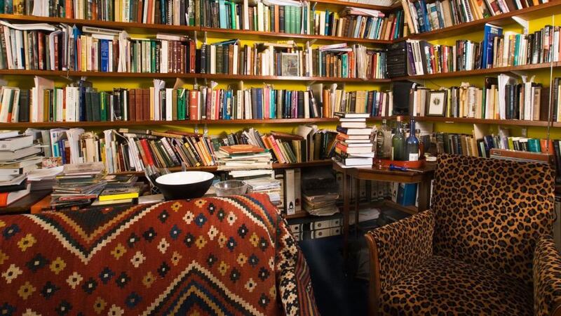 Carroll professor: one of Roy Foster’s book-lined rooms at Hertford College in Oxford. Photograph: Ianthe Ruthven