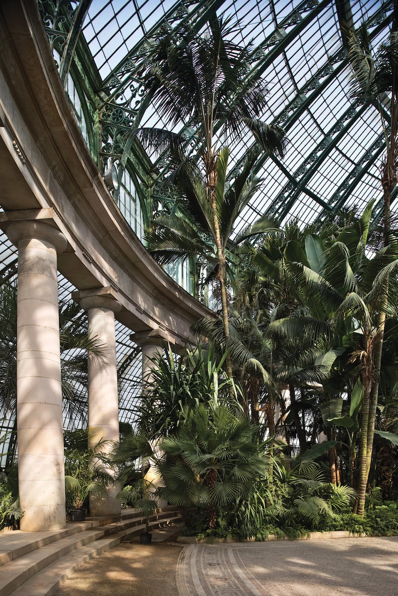 The Palm House, and the cover of The Conservatory: A Celebration of Architecture, Nature, and Light