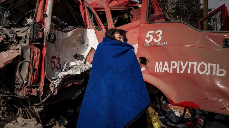 For the sixth day in a row, the evacuation of Mariupol’s civilians failed to happen. Photograph: AP Photo/Evgeniy Maloletka