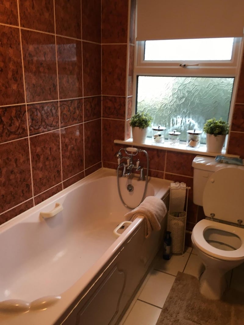 Before: ‘We had a bath that was taking up a lot of space that we hardly ever used’