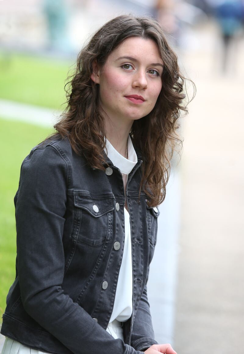 Leaving Cert student Rachel Langan, who suffered a seizure during her history exam. "You’re not just mentally tired, you’re also physically tired." Photograph: Joe O'Shaughnessy