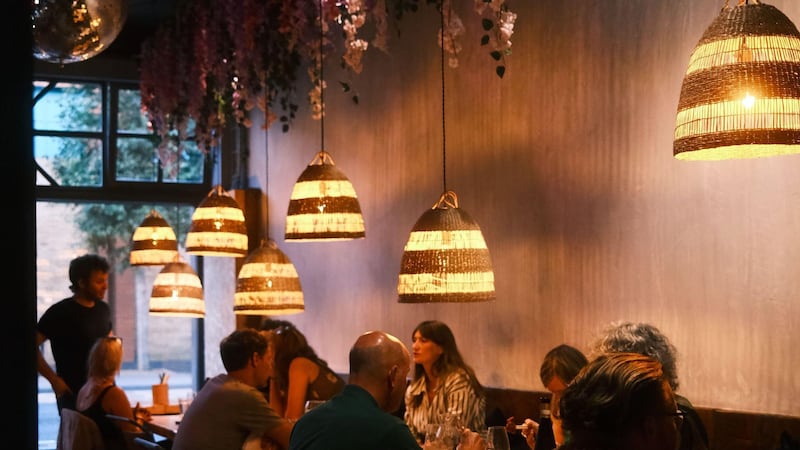 Umi, Derry – the vibrant atmosphere reflects the creative food