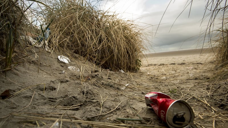 DCU researchers want to track litter near Ireland’s waterways. Photograph: Dara Mac Donaill.