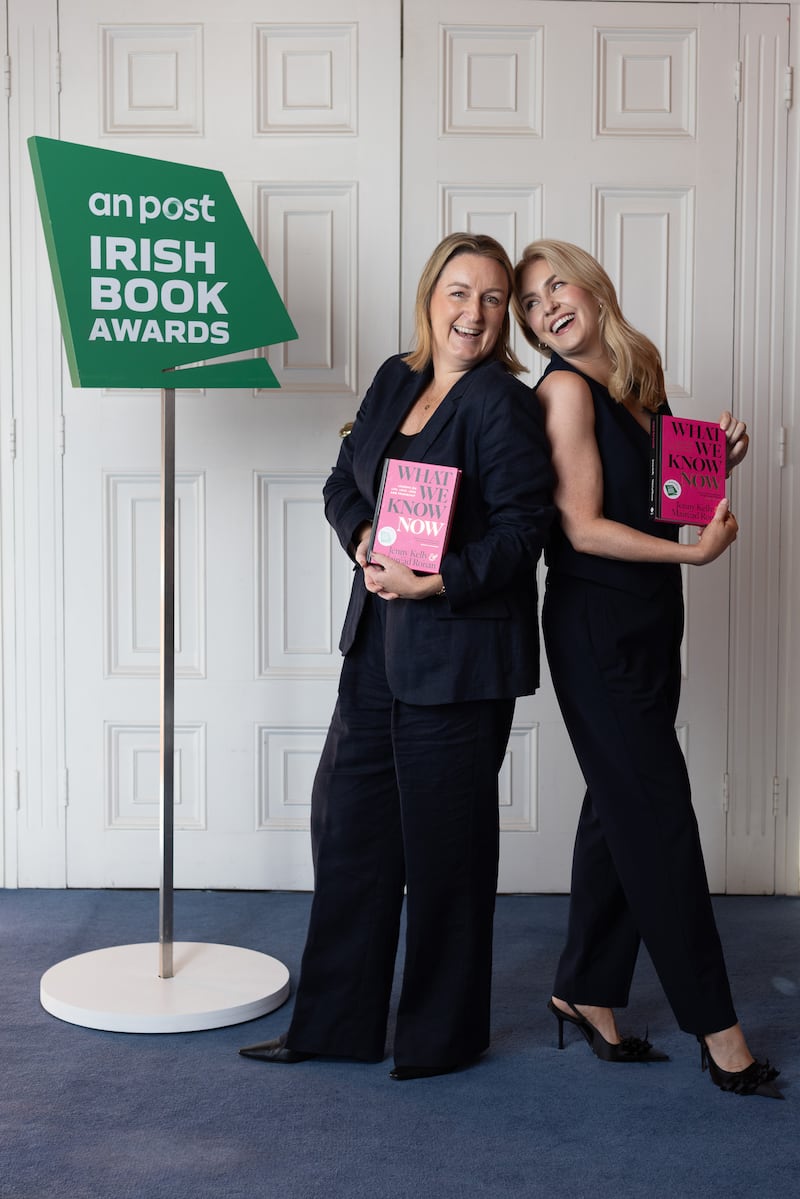 What We Know Now: Authors Jenny Kelly and Mairéad Ronan in the Lifestyle Book of the Year category. Photograph: Patrick Bolger