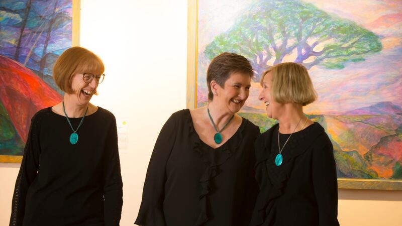 Members of the Madrigallery Chamber Choir Jean Hubbard, Geraldine Hartery and Finola Wiltshire. Photograph: Patrick Browne