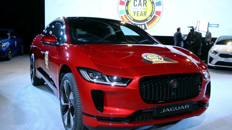 Car of the Year 2019 winner: Jaguar I Pace. Photograph: Denis Balibouse/ Reuters