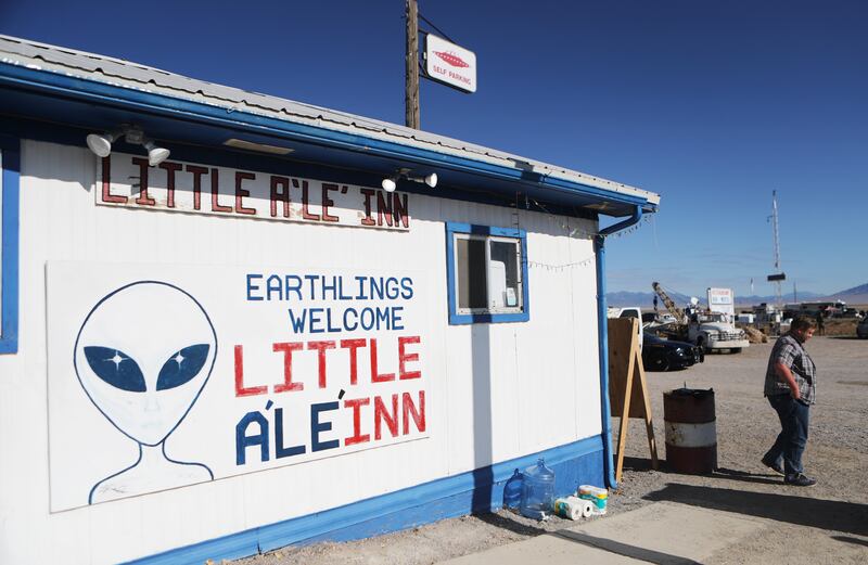 The Little A'Le'Inn in Rachel, Nevada. Photograph: Mario Tama/Getty Images