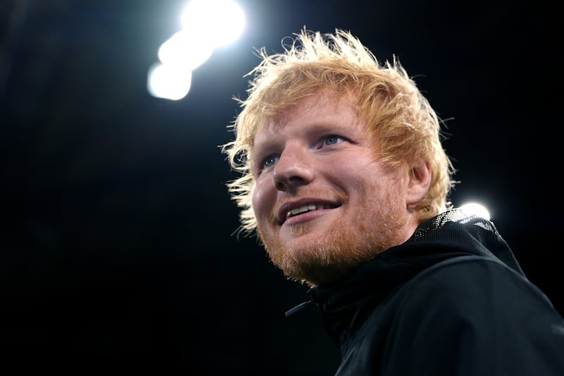 Ed Sheeran said last week that they did not ask for permission to reuse his vocals. Photograph: Bradley Collyer/PA 
