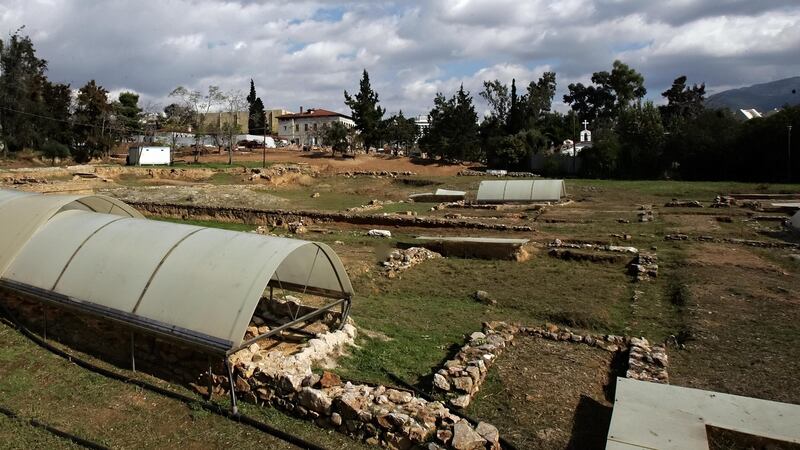 This 2009 image shows the archeological site of the Lyceum of Aristotle dated to 335BC, in Athens. Photograph:  Louisa Gouliamaki/AFP/Getty Images