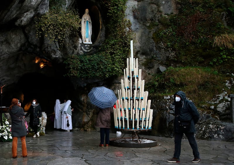 The Roman Catholic shrine in Lourdes. Photograph: Bob Edme/AP