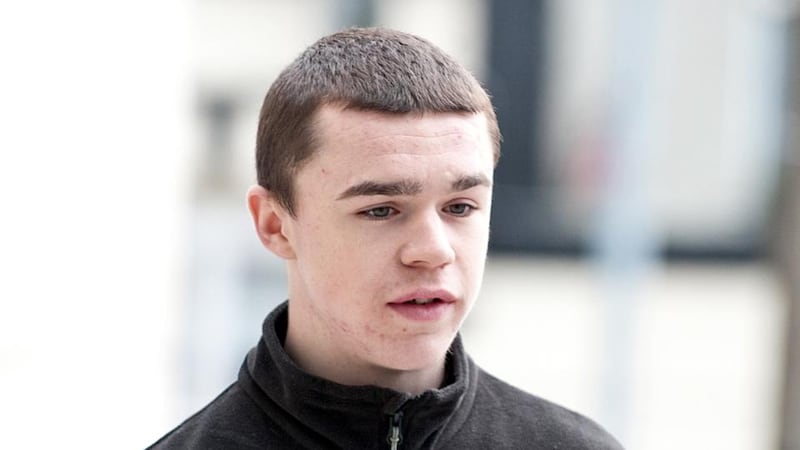 Love/Hate actor Leroy Harris arrives at Dublin District Court at an earlier date before  pleading guilty to unlawful possession of a quantity of cannabis, and having the drug for the purpose of sale or supply, at Sheriff Street, in north inner city Dublin, on October 14th last. Photograph: Collins Courts.