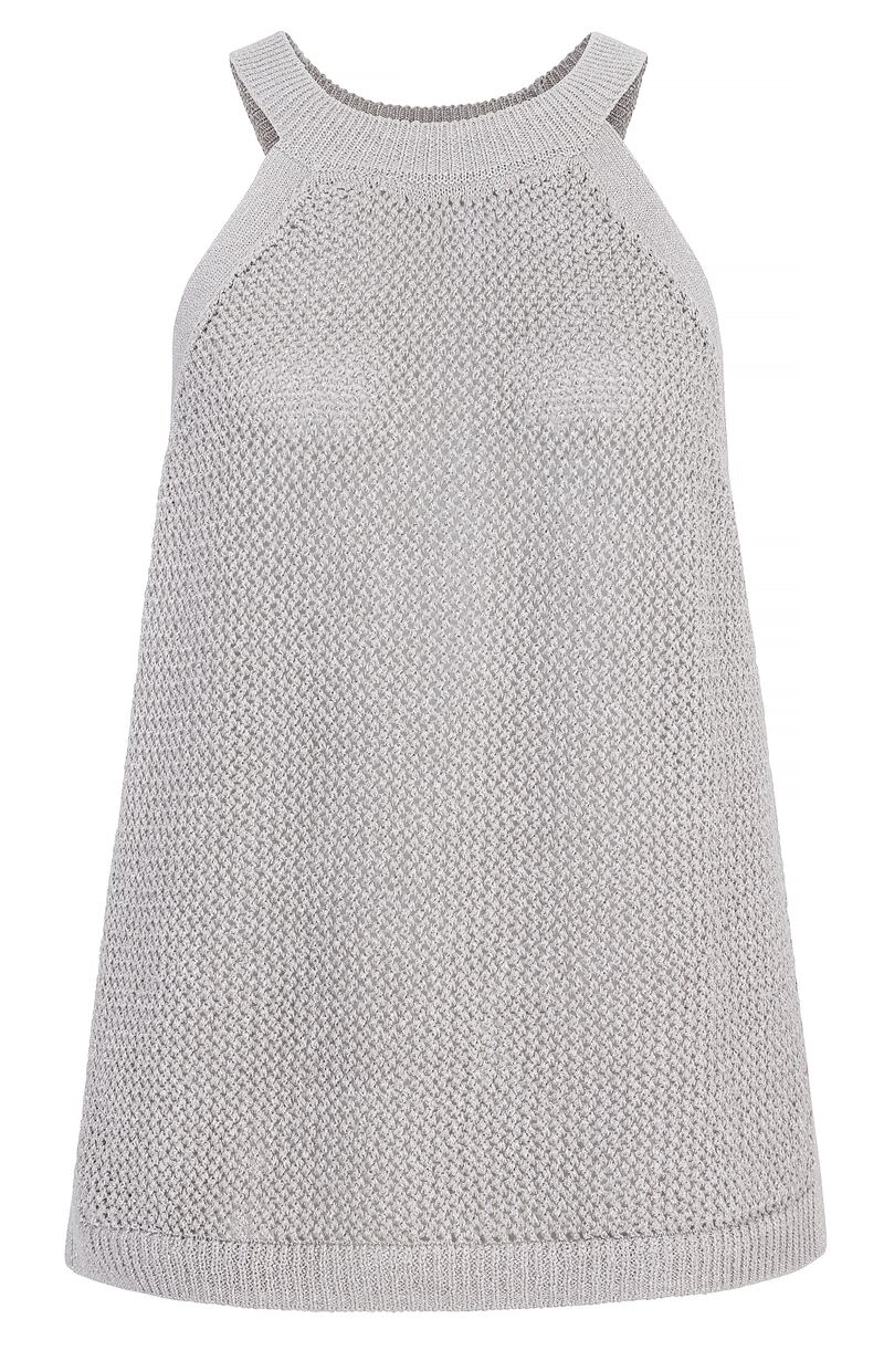 Knit top, €42, M&S