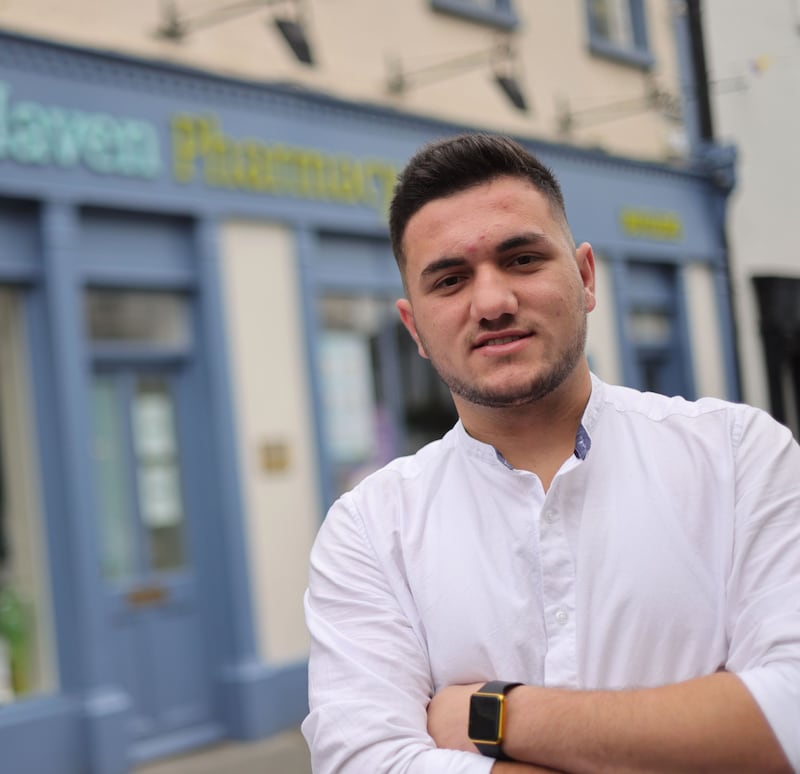 Ahmed Al Shahoud, who is originally from Syria and now lives in Birr, Co Offaly. Photograph: Dara Mac Dónaill