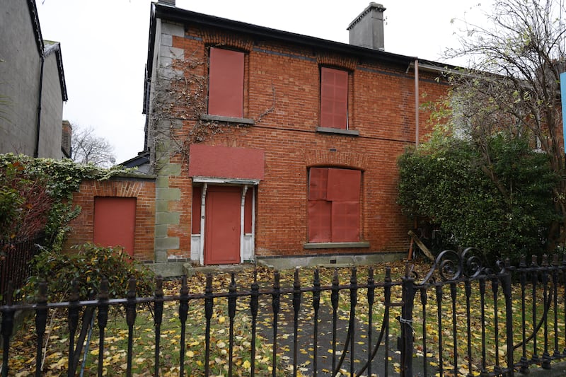 The property on St Mary’s Road in Ballsbridge was purchased in 2007 using a loan from Permanent TSB, with the bank later obtaining an order for possession in 2015. A false deed was created in February 2018. Photograph: Nick Bradshaw