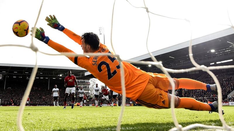 Pogba nets United’s third from the penalty spot. Photo: Dylan Martinez/Reuters