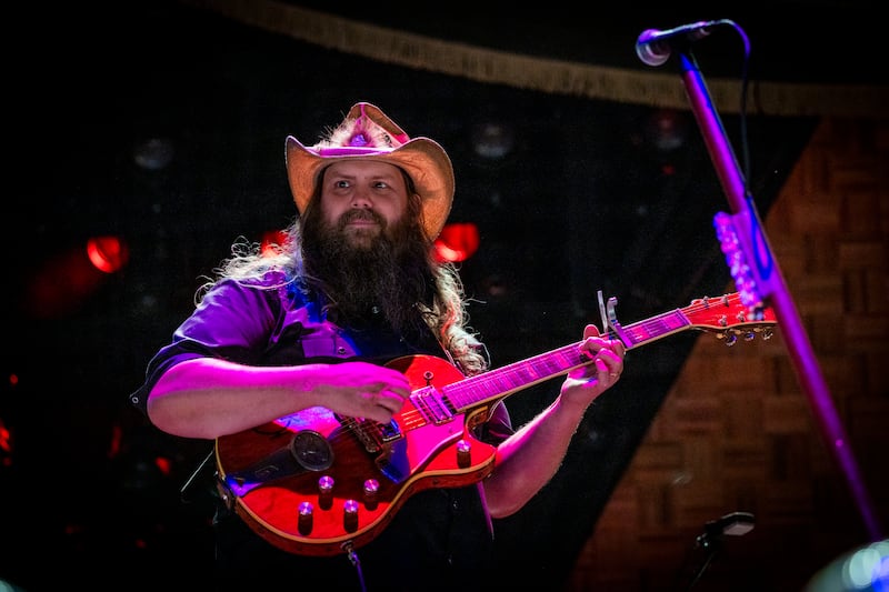 Chris Stapleton performing at the 3Arena. Photograph: Tom Honan