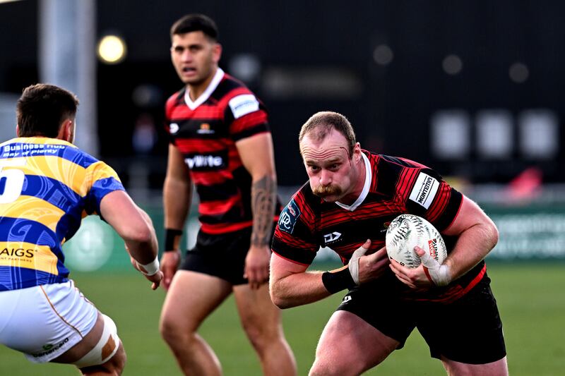 Oli Jager: the 27-year-old prop signed a new two-year contract that will keep him at Canterbury Crusaders until 2024. Photograph: Joe Allison/Getty Images