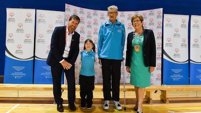 Athletes at the Special Olympics Ireland Team Eastern Launch at the National Sports Campus in Blanchardstown, Dublin. Photograph: Eóin Noonan/Sportsfile