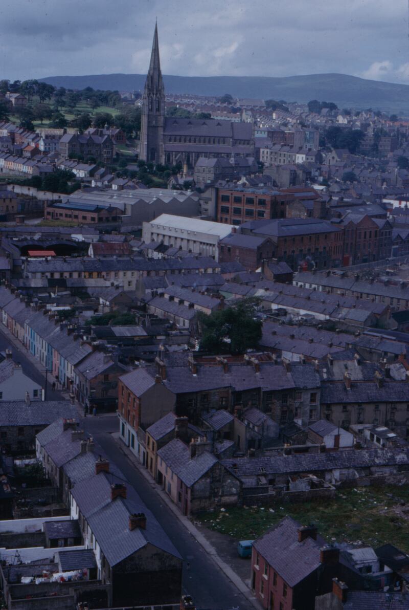 Derry in the 1960s: “a less proud place would have had its spirit broken under its crippling topographical disadvantage. Derry needs help, and its pride is not the false variety that would scorn assistance.” Photograph: Getty Images