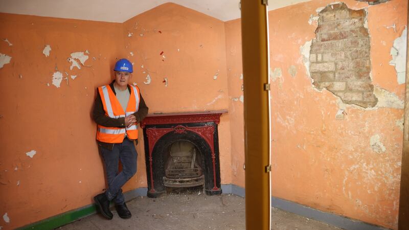 The red brick cottage  where members of the Pope family lived in the National Botanic Gardens is currently being restored by the OPW and will be used as an administrative centre. Photo: Bryan O’Brien