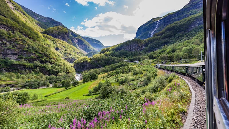 Journey aboard the beautiful Flåm Railway