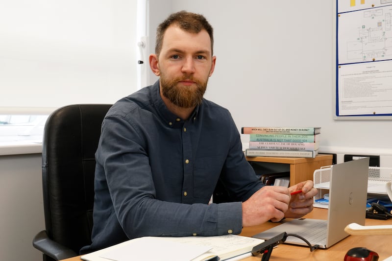 Conor McCarthy, principal of Tallaght Community National School in Dublin.  Photograph: Nick Bradshaw