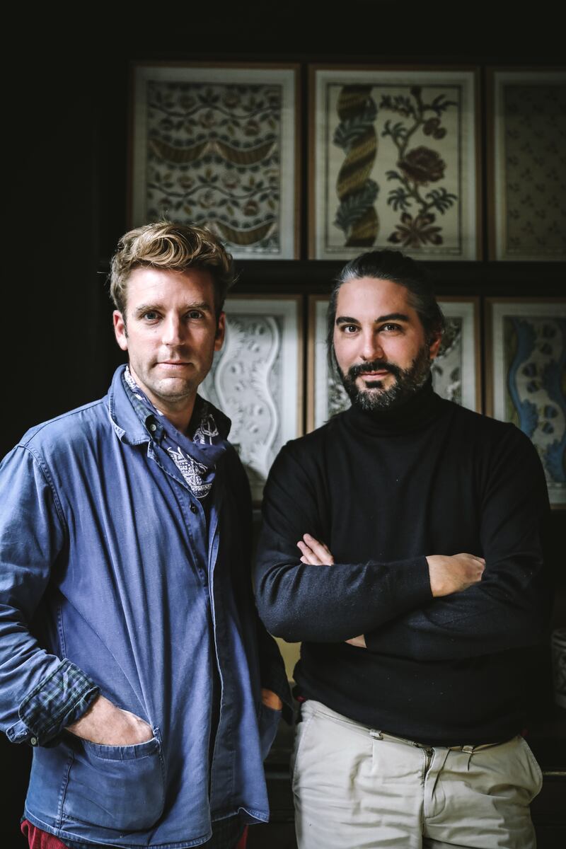 The Antoinette Poisson founders, Jean Baptiste Martin, left, and Vincent Farelly