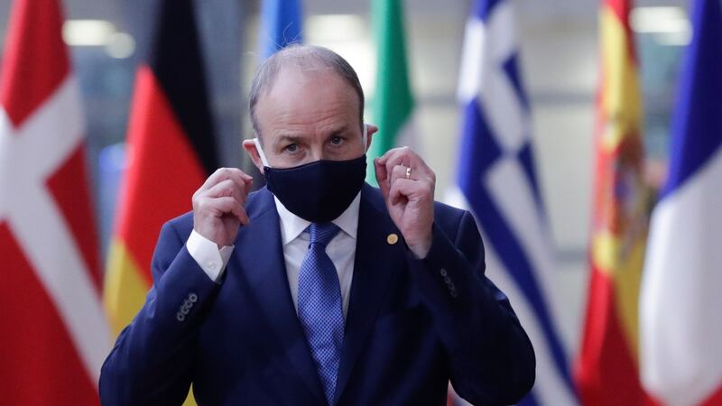 Taoiseach Micheál Martin. Photograph: Olivier Hoslet/EPA