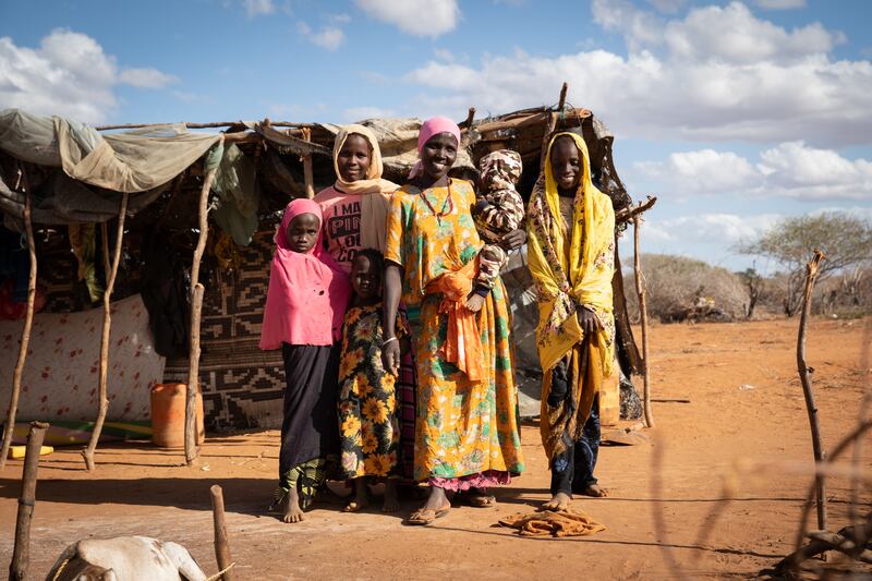 Thanks to an increased harvest, Mumina Mohamed is able to provide her children with three meals a day and pay their school fees