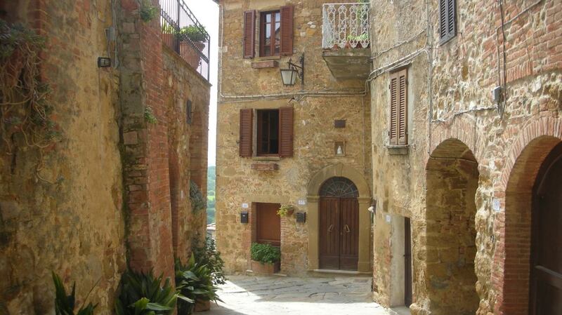 Italy: Tuscany. This 60sq m one-bedroom apartment is set over four floors