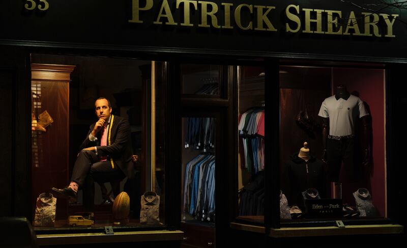 Paddy the Tailor: Paddy Sheary at his Clarendon Street shop. Photograph: Ross O'Callaghan