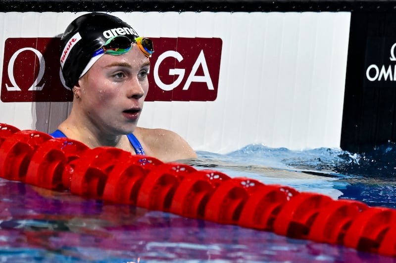 Ellen Walshe after finishing fifth in the 200m Individual Medley final at the World Short Course Championships in Budapest last month. Photograph: Andrea Masini/Inpho 