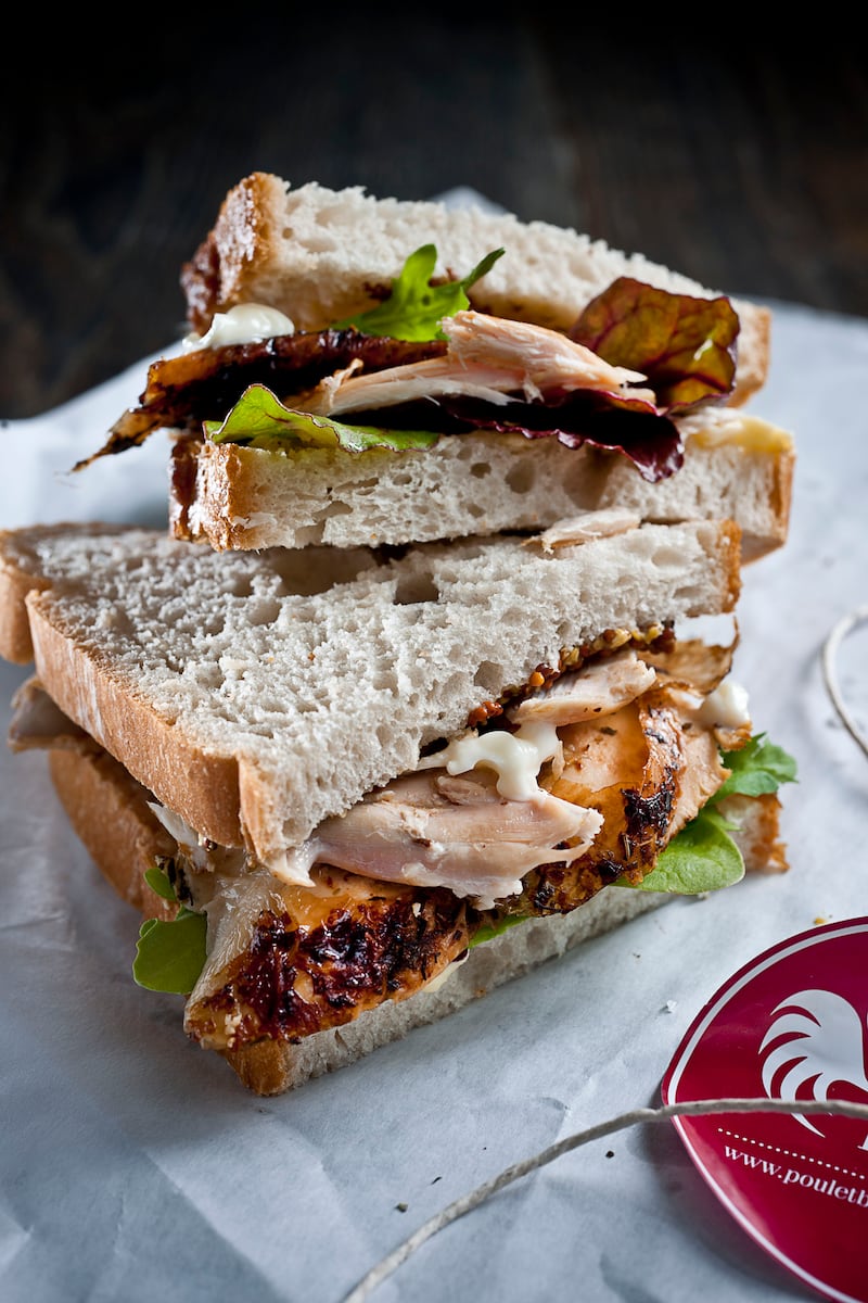 Sandwiches at Poulet Bonne Femme. Photograph: Trevor Hart