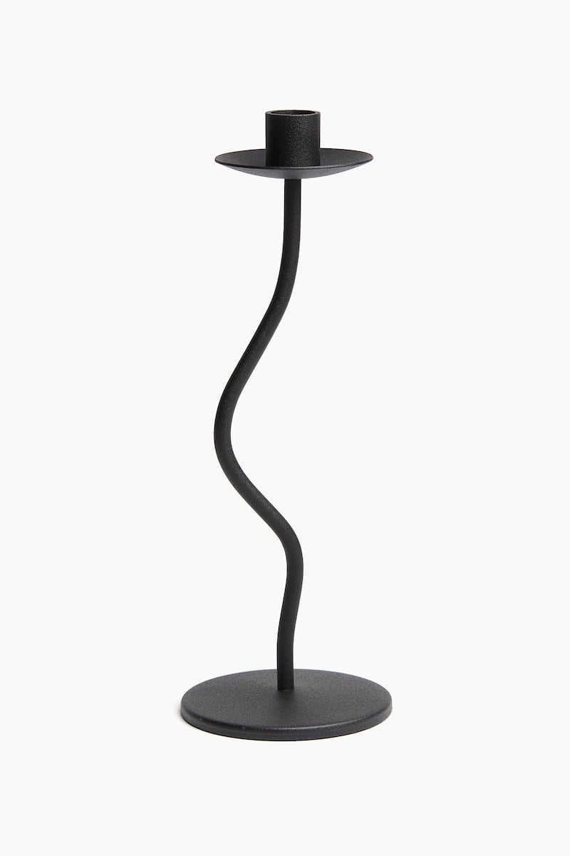 Metal candlestick, €14.99, hm.com