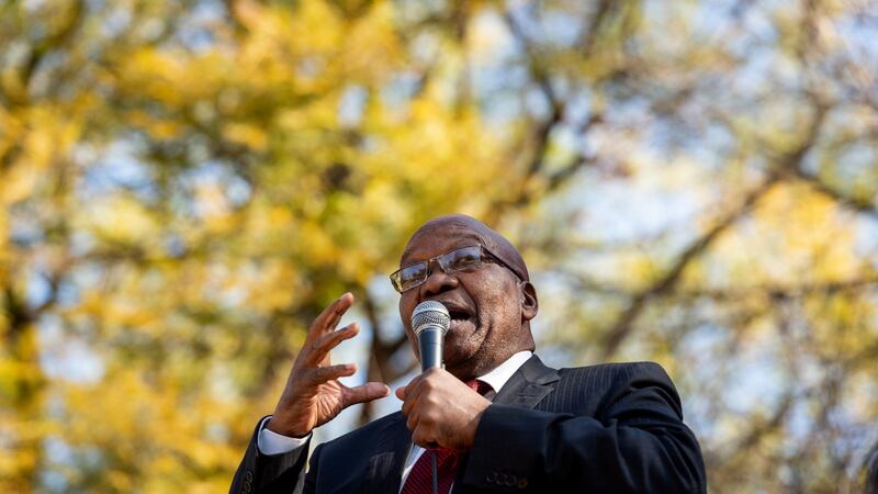 Proceedings begin against former South African president Jacob Zuma on February 4th, charged with more than 18 counts of corruption linked to a multibillion arms deals dating to the late 1990s. Photograph: EPA