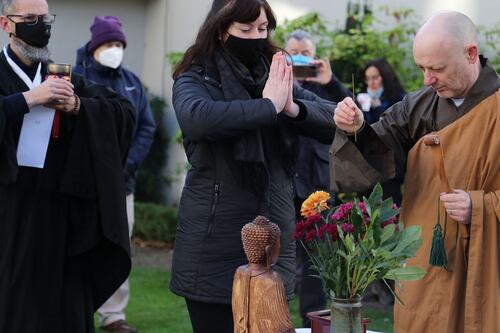 Faith groups celebrate missed festivals at Mansion House in Dublin