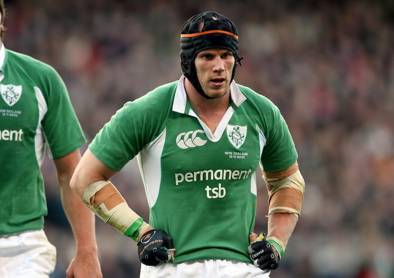 Johnny O'Connor in action for Ireland in 2005. 'I knew where I wanted to go. Rugby was probably the first thing that I really excelled at.' Photograph: Billy Stickland/Inpho