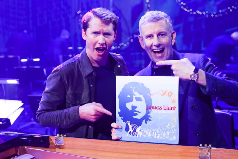 James Blunt and Patrick Kielty, The Late Late New Year's Eve Show