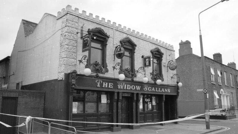 The Widow Scallans pub on Pearse Street, Dublin, in 1994 where the attack occurred. Photograph: Paddy Whelan